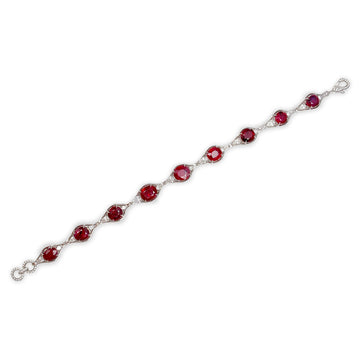 A Ruby and Diamond Bracelet